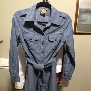 Tory Burch Brigitte Chambray Dress